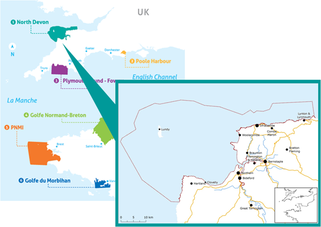 5 1 1 Map North Devon Detail