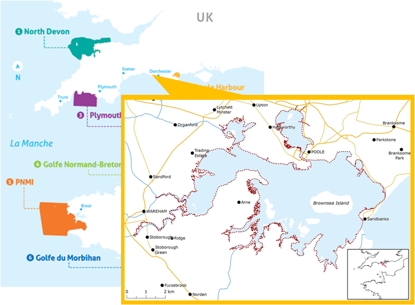 5 2 1 Map Poole Harbour Detail