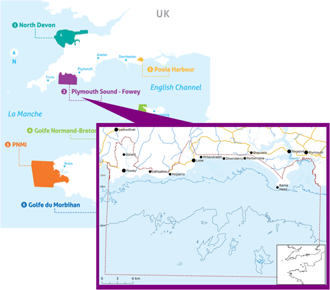 5 2 3 Map Plymouth to Fowey Detail