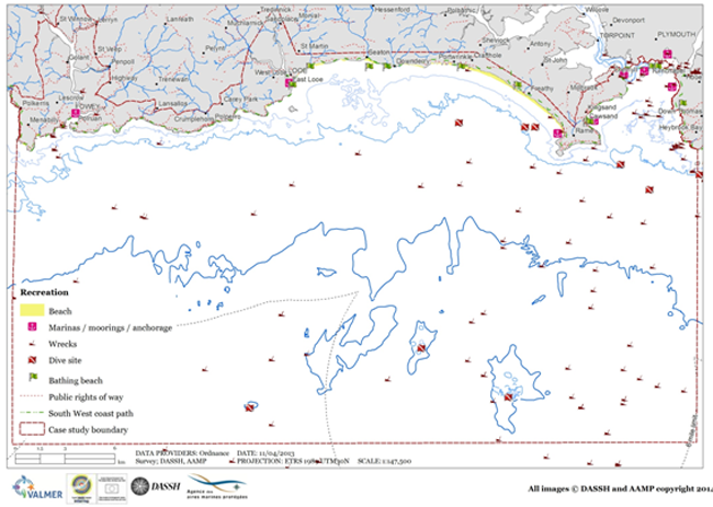 5 3 2  Map of activities sites